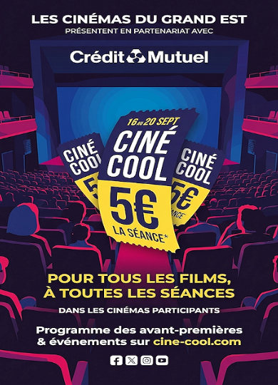Ciné Cool à Stenay du 16 au 20 septembre